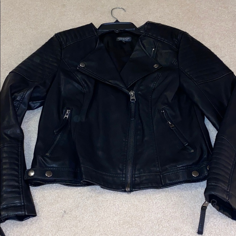 Faux Leather Jacket